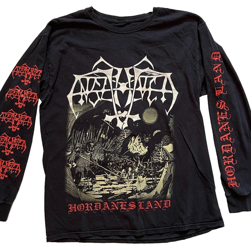 Enslaved, Hordanes Land, two sided, long sleeve t-shirt size L